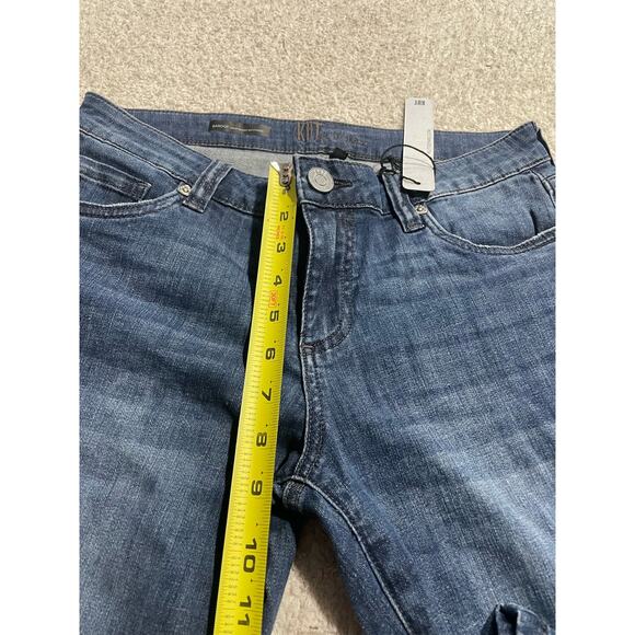 NWT Kut From The Kloth Women's Size 4 Bardot Cropped Skinny Boyfriend Jeans Blue - Picture 5 of 16